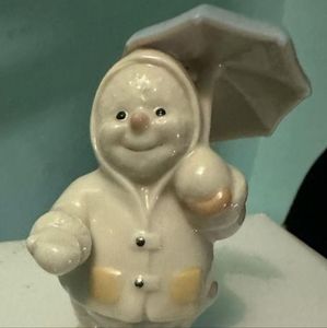 Lenox Snowman with Umbrella